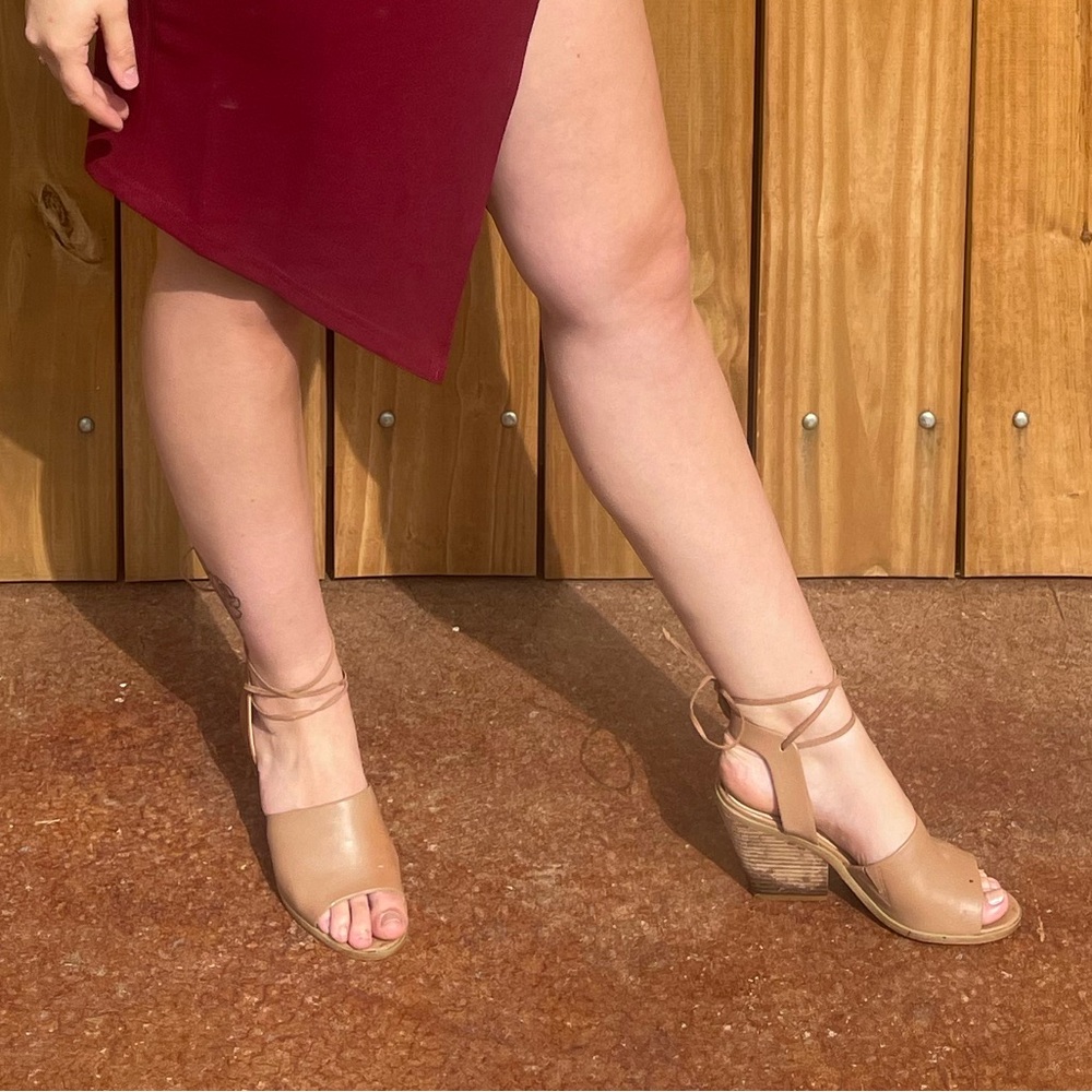 Lace up heels